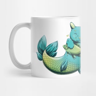 Catfish - Cat Fish - Cat Mermaid Mug